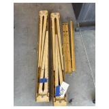 2 - Folding Metal Sawhorses