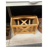 Wood Magazine Rack
