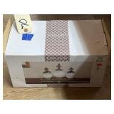 Kirkland's Filigree Jars & Tray NIB