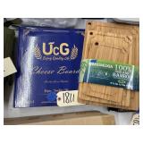 3 Pc Bamboo Cutting Board & Cheeseboard