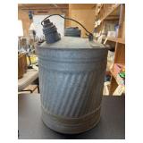 Vintage Galvanized Metal Gas Jug