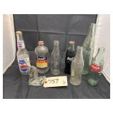 8 Pcs - Assorted Bottles - Pepsi - Coca Cola