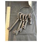 Vintage Keys on Ring