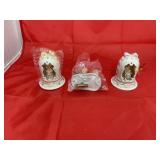 3 - Assorted Bradford Exchange Ornaments