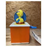Vintage Big Bird Jack in the Box
