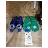 2 Pr Ladie's Shoes Sz 39 & Sz 8