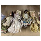 Bag of Assorted Vintage Dolls