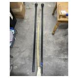 Curtain rod & bamboo stick