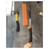 Hatchet & Large Machete