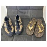 Pr Coach Shoes Sz 8B & Pr Michael Koors Flip Flops