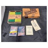 Playing cards, Dominoes, & Score Keeper
