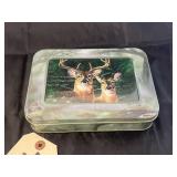 Deer hunting tin w/ flashlight, facepaint, hunters