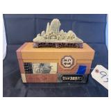 Oriental Stone Carving w/ display box