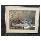 Winter Scene Hologram Picture
