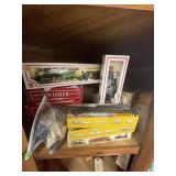 Swisher Sweet Cigar Box w/Train Cars - Track