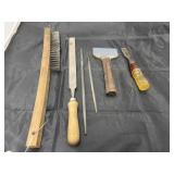 5 Pcs - Wire Brush - File - Chisel & More