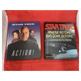 2 Pcs - Star Treck Hardback Books