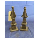 2 Pcs - Cast Iron Door Stops