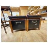 2 Pcs - Ottoman Storage Boxes