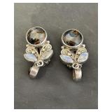 925 Sajen Clip Earrings 15.8g