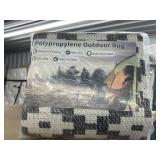 Geometric 5x8 Outdoor Patio Rug