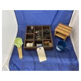 Display Shelf w/Miniatures - Ice Cream Scoop