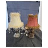 2 Pcs- Small Elec Table Lamps