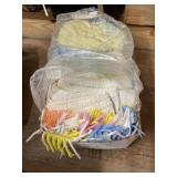 Box of Crocheted Baby Blankets