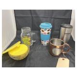 Assorted Kitchenware Cups - Jar - Nesting Bowls