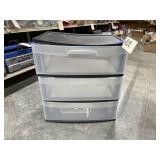3-Drawer Sterlite Storage Unit