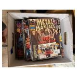 Box of Vintage Magazines - Metal Maniac