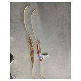 2 wood bows