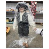 Boy Porcelain Collectible Doll 33'H