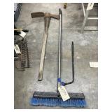 Pick Axe, Broom & Socket Extender