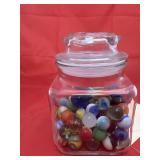 Jar of marbles