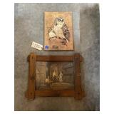 2 pcs. Of wall art Vintage