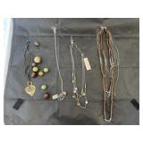 3 Bags of Assorted Beads & Necklaces