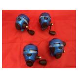 4 Zebco Reels