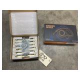 Dog Leash & Champagne Bronze Door Pulls