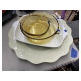 Casserole Dish & Serving Platters