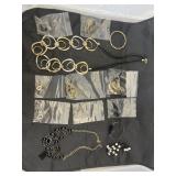 Black Assortment Costume Jewelry