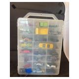 48 hot wheels in plastic case