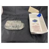 Butter Dish & Bread Pan