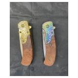 2 Ornate Tactical Knives