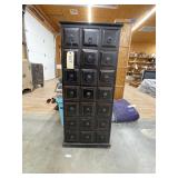 Wooden 21-Drawer Cabinet 18'L x 8'W x 40'H
