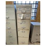 Cole 5-Drawer Metal Filing Cabinet
