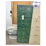 4-Drawer Letter Metal Filing Cabinet