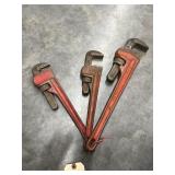 3 pipe wrenches