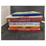Stack of cookbooks