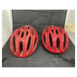 2 bicycle helmets S/M
